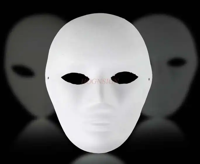 Children's hand-painted pulp Beijing opera mask white painting handmade materials