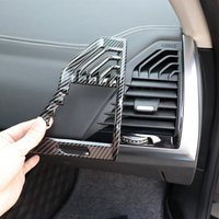 2Pcs M Sport ABS Carbon Fiber Decorative Cover Air Outlet Of Front Air Conditioner Car Accessories For BMW X3 G01 x4 G02 IX3 G08