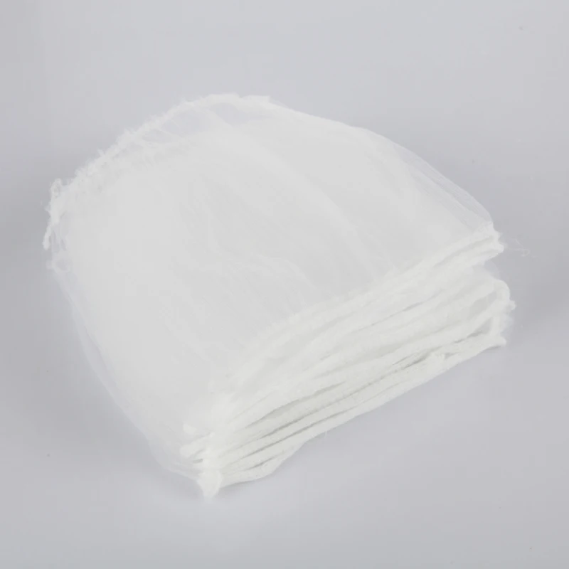 Filtro desechable para fregadero de cocina, colador de malla para almacenamiento de basura, bolsa de malla para baño, recogedor de pelo, 30/100 Uds.