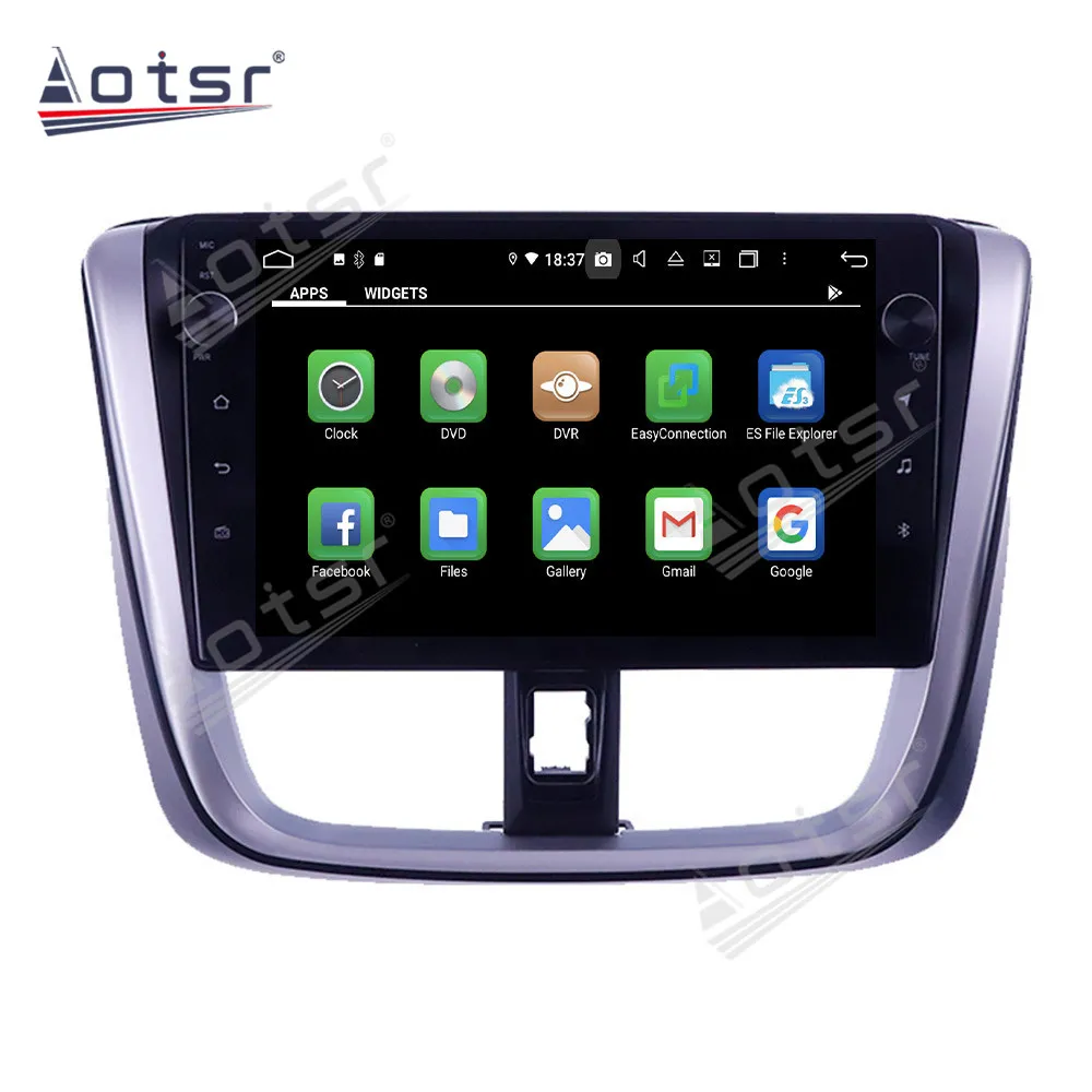 128G For Toyota Vios Yaris L 2016 - 2019 Android Car Radio Multimedia Video Player GPS Navigation IPS Screen PX6 No 2Din 2 Din