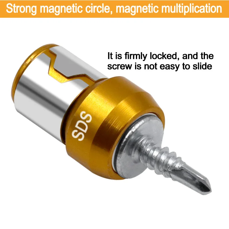 Magnetic Ring Alloy Electric Magnetic Ring Screwdriver Head Magnet Bits Anti-Corrosion Strong Magnetizer Phillips drill bit