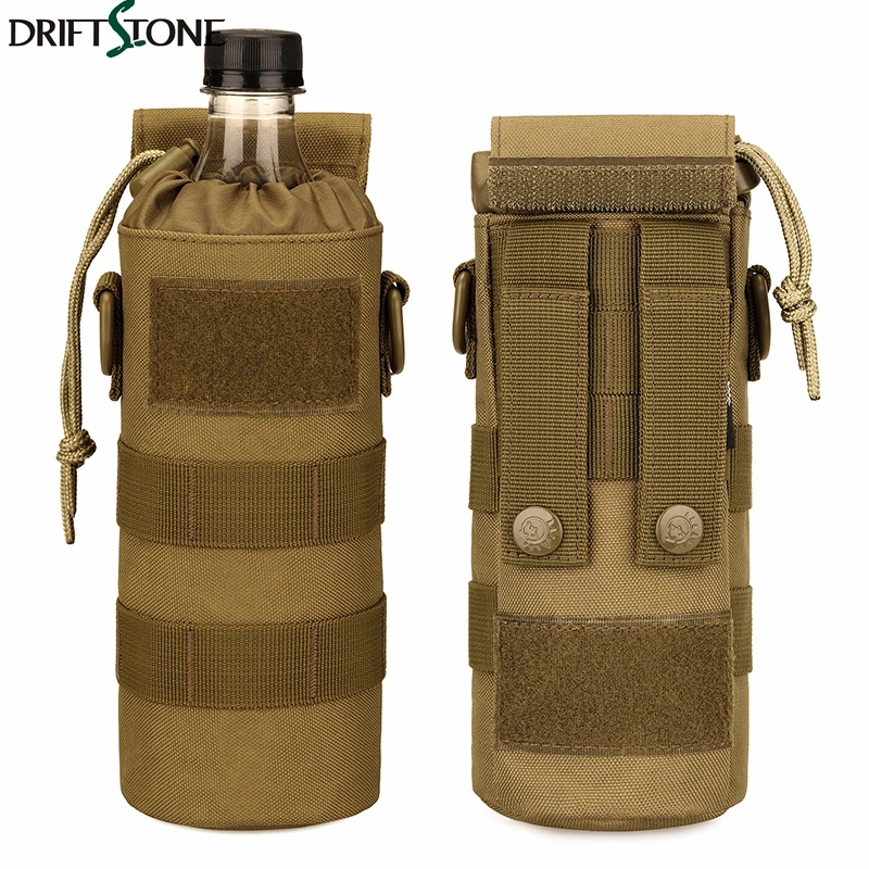 Tactical Molle Water Bottle Bag Outdoor Travel Hiking Sport Bag Kettle Pouch Single Water Bottle Climbing Camping Bags