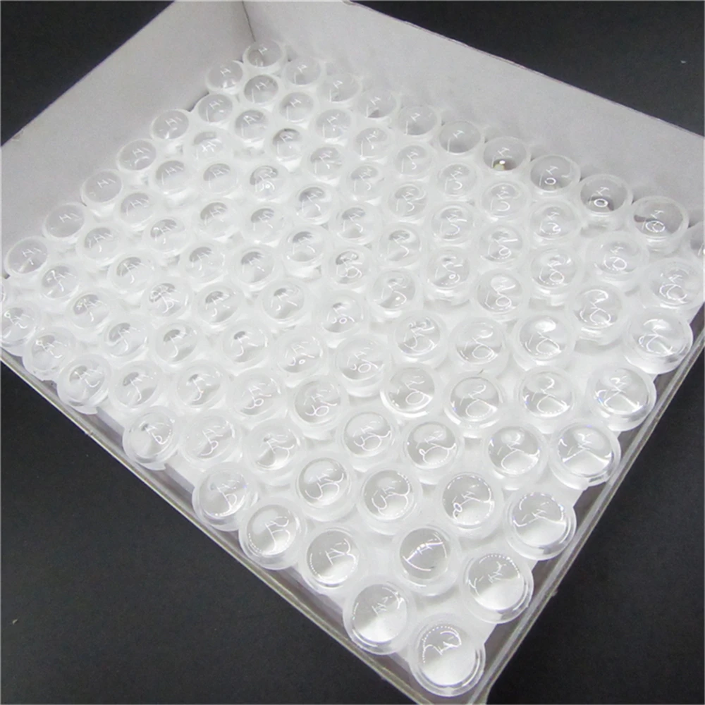 100-500pcs 13mm Mini LED Optical Lens 15 30 45 60 90 100 Degree Convex Lenses For 1W 3W 5W Light Emitting Diode Easy Install