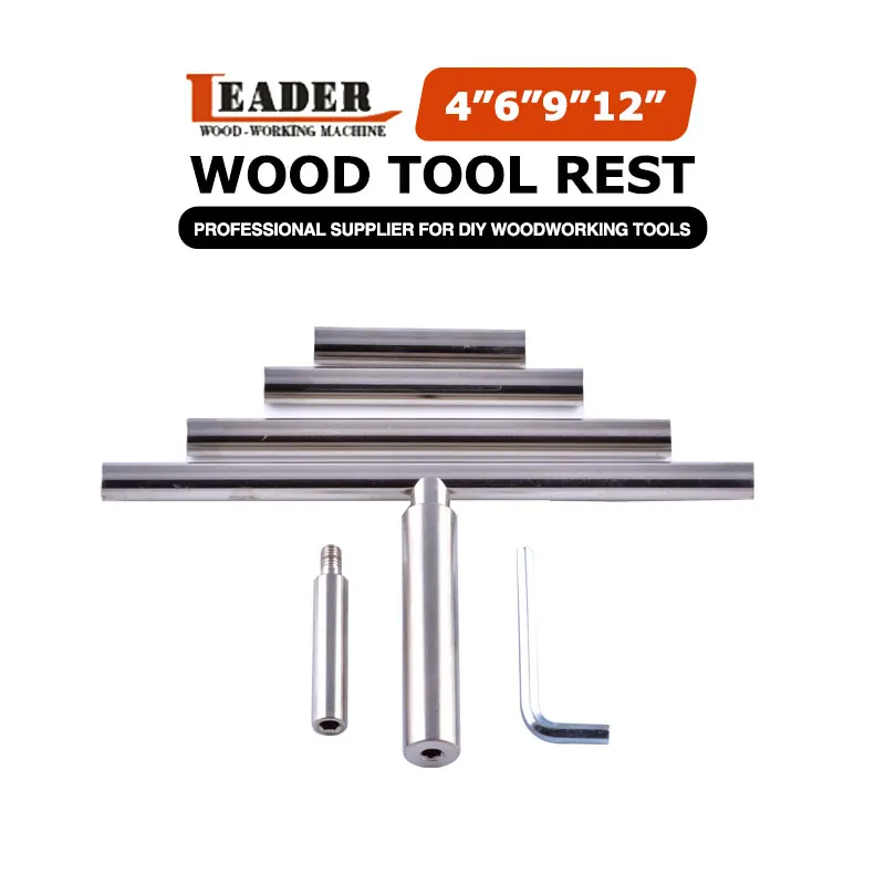 Round Bar Tool Rest For Wood Turning Lathes 12\