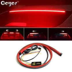 Ceyes 100 cm Auto Styling Hoge Rear Extra Stop Lichten Met Richtingaanwijzer Running Light Unverisal Auto Brake Flexibele LED strips