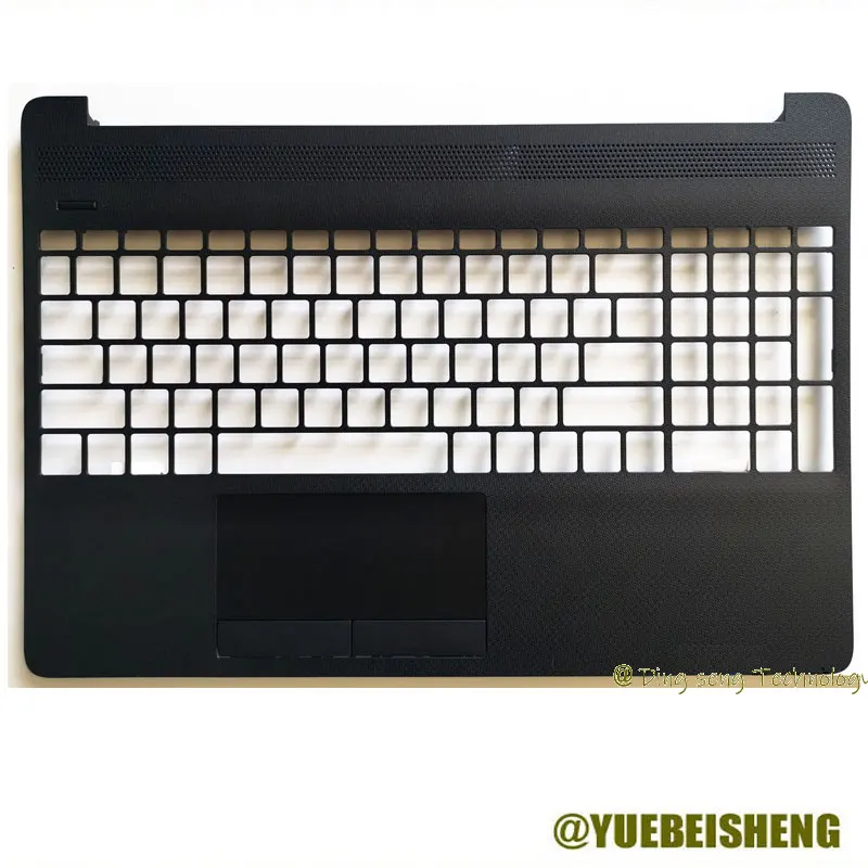 

YUEBEISHENG New For HP 15S-DU 15S-DY 15-DW 15-CS 15-DU0048TU TPN-C139 palmrest Keyboard bezel Upper cover Black