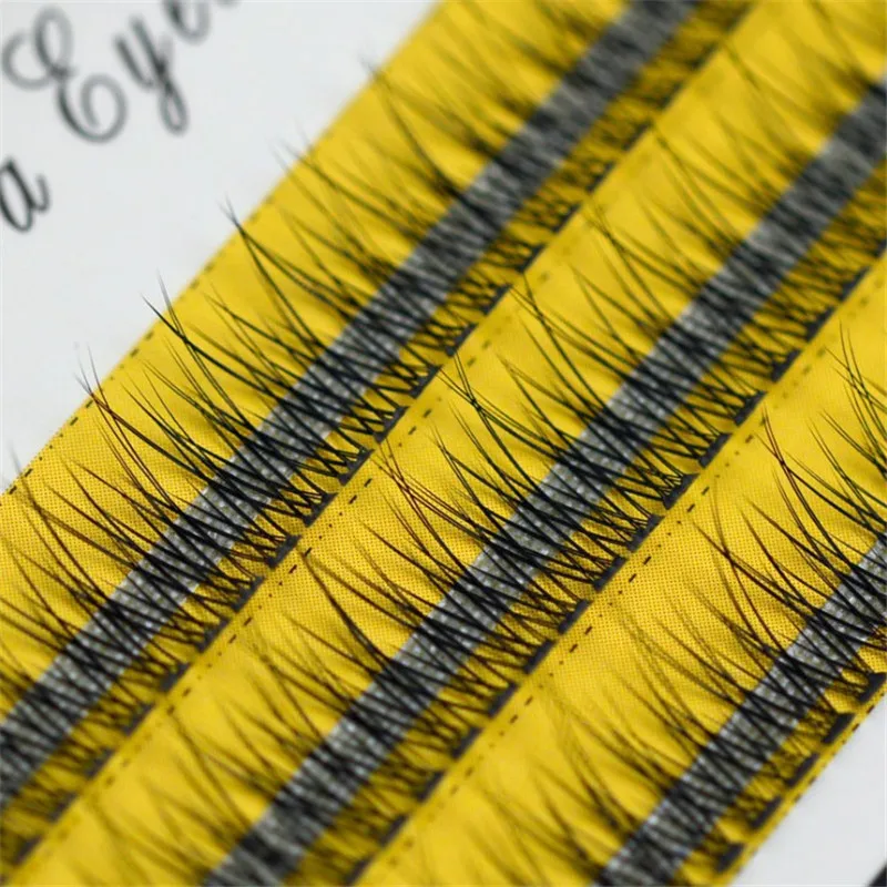 QSTY Soft Black Mink Eyelash Extension 10D dovetail eyelash grafting false Lashes Individual eyelashes Makeup Tool