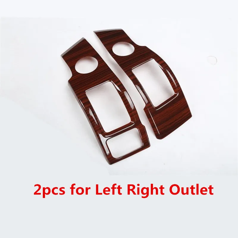 Wood Grain Car Door Panel Armrest Cover Center Console Drink Holder Outlet Moulding Trim for Honda CRV 2007 2008 2009 2010 2011