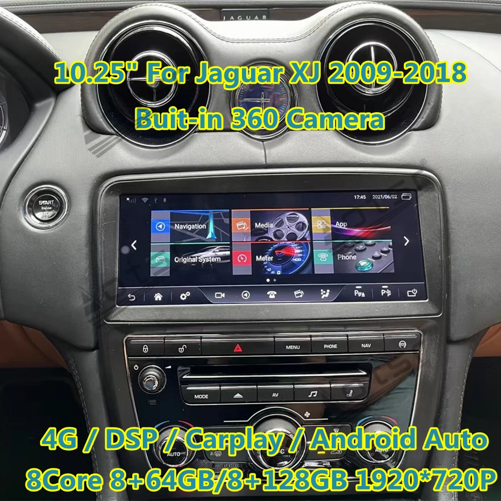 

Автомагнитола для Jaguar XJ 2009-2018, Android, 2Din, GPS-навигация, мультимедийный плеер, стереоприемник, Авторадио, головное устройство, экран