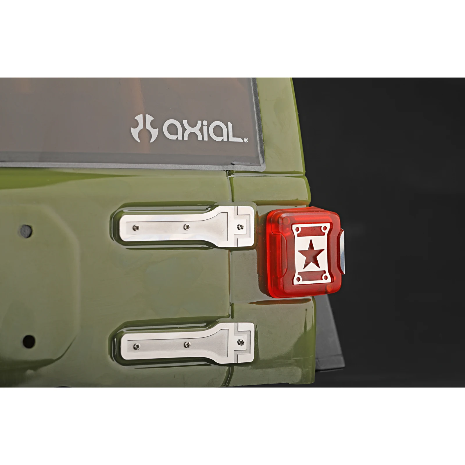 บานพับประตูท้ายโลหะ DC 1/6 สำหรับรถบังคับ AXIAL SCX6 Wrangler อุปกรณ์ตกแต่งรถบังคับ