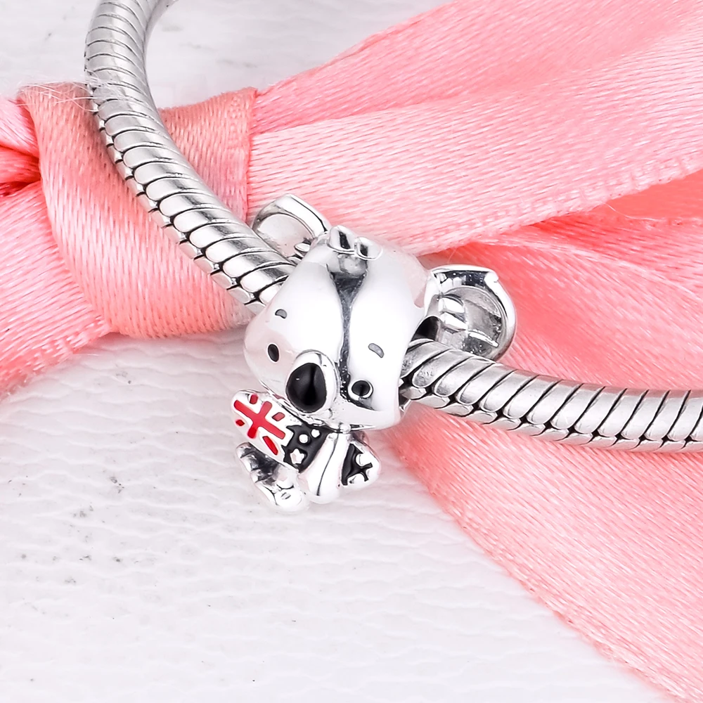 

Charms fits for Bracelets Necklaces 100% 925 Sterling Silver Jewelry Surfing Koala Beads Free Shipping