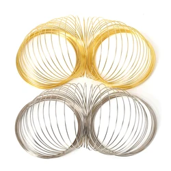 100 Loops/lot Memory Steel Wire Dia 55 60 115mm Metal Wire For Jewelry Making DIY Beading Bracelet Earrings Findings Accessories