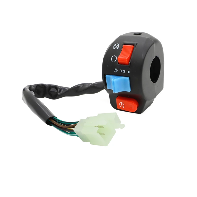 For CHINESE SCOOTER GY6 4STROKE TAOTAO JCL ZNEN BMS Handlebar Control Switches Turn Signal Headlight Electric Fog Light Start