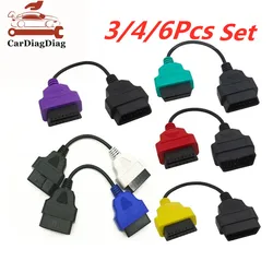Professional Durable For Fiat ECU Scan Adapter OBD 2 Connector MultiECUScan ABS Airbag Scanner Diagnostic Cable For FiatECUScan
