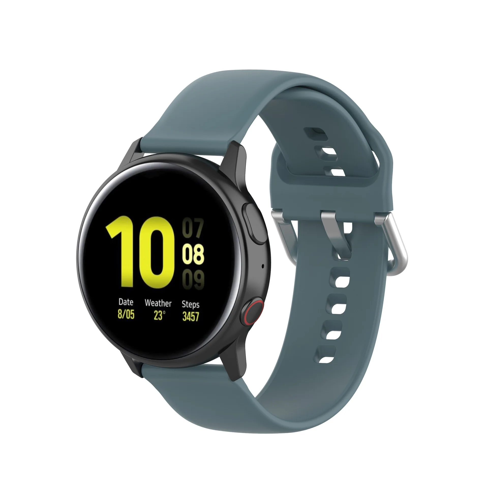 22Mm 20Mm Dây Silicone Dành Cho Đồng Hồ Samsung 3 41 45Mm Gear S3 Dành Cho Samsung Galaxy Samsung Galaxy Đồng Hồ Hoạt Động 2 40 44Mm Thể Thao Đeo Tay Vòng Tay Ban Nhạc