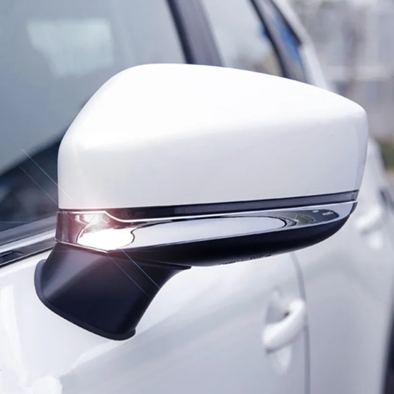 Accessories High Quality ABS Chrome Car Door Side Rearview Mirror Cover Trim 2pcs/set for Mazda CX5 CX-5 2017 2018