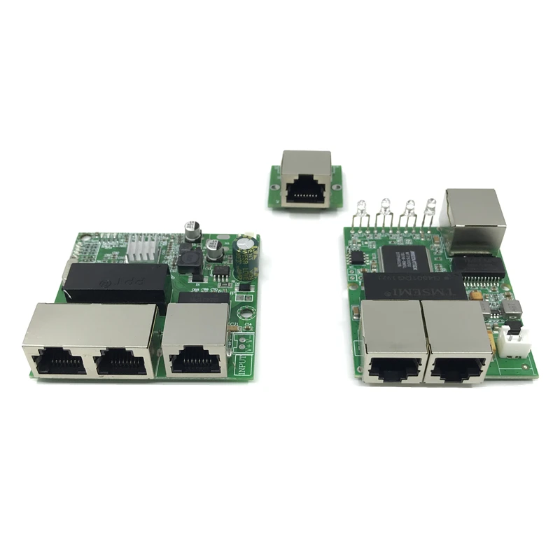 

3-port Gigabit switch module is widely used in LED line 5 port 10/100/1000 m contact port mini switch module PCBA Motherboard