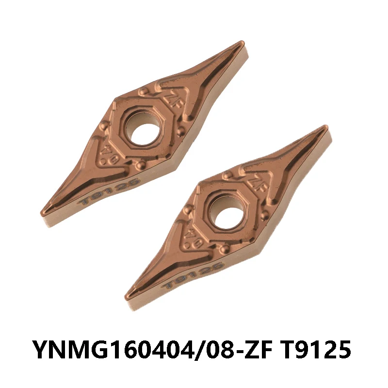 Original YNMG160404-ZF YNMG160408-ZM T9225 T9125 AH8015 Carbide Inserts Angle of 25 Degrees YNMG 160404 160408 -ZF-ZM 10pcs/box