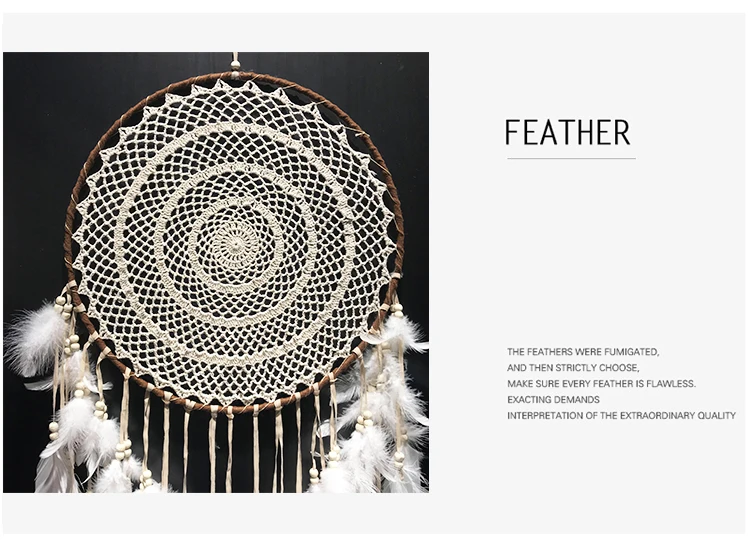 Big Dream Catcher Hanging/Light Decoration nordic Decoration Home Girls Room/Nursery/Kids Decor dreamcatcher Children Room New 5