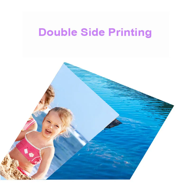 (A3*50 Vellen) fotopapier Hoogglans Double Side Voor Inkjet Printing Hoogglans Fotopapier Glossy Wit Papier Inkjet Printer