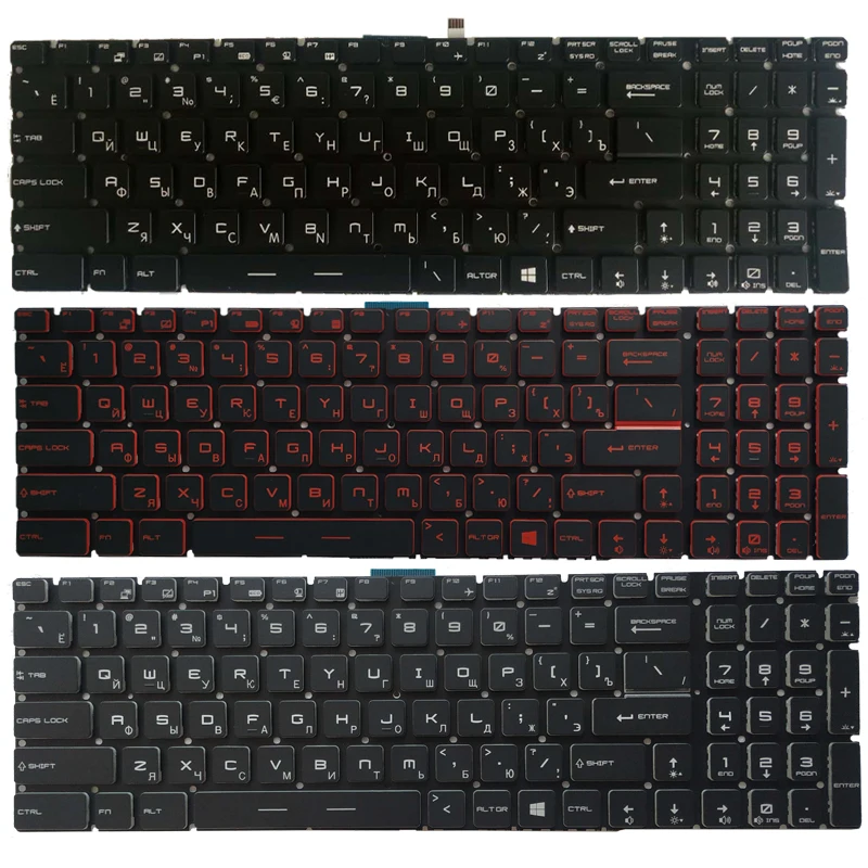 

Pop Russian laptop keyboard For MSI GP62 GP72 GL62 LG72 GL72 GP62VR GP62MVR GP72MVR GL62M GL62MVR GL63 GL72M GL73 RU keyboard