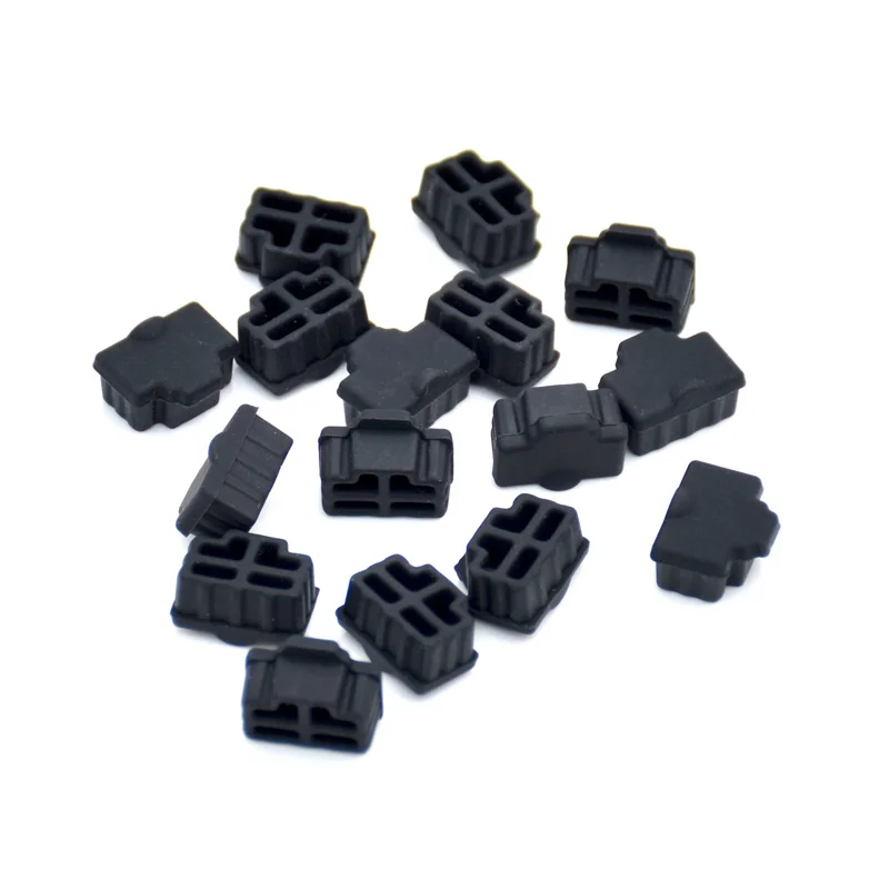 10pcs Rj45 Anti Dust Plug Cover Stopper Laptop Computer Accessories Silicone Protective Micro Dust Usb Cover Plug