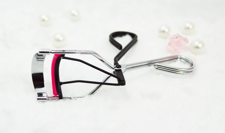 Silicone Pad Stainless Steel Precision Eyelash Curler Curling Natural False Eyelash Curler Beauty Makeup Tool Sale