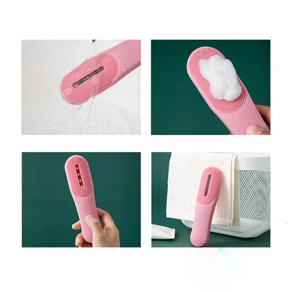 Silicone Face Cleansing Brush Electric Face Cleanser Electric Facial Cleanser Cleansing Skin Deep Washing Massage Brush