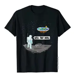 Camiseta divertida de astronauta de la tierra, camisetas Retro de algodón para hombre, camisetas cómodas