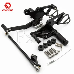 For Yamaha MT-07 FZ07 MT07 MT 07 2013 2014 2015 2016 2017 2018 2019 2020-2023 CNC Adjustable Rearset Footpeg Footrest Rear Set