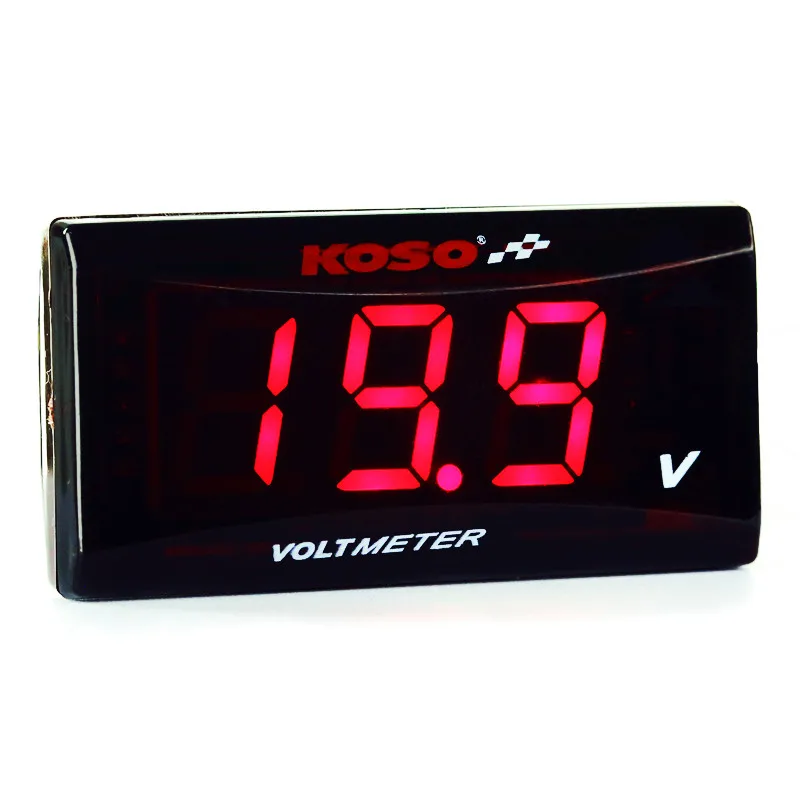 digital voltmeter Motorcycle Mini LED Digital Voltmeter Voltage Meter Instruments Gauge For Tmax 530 Xmax 300 Y15ZR LC135