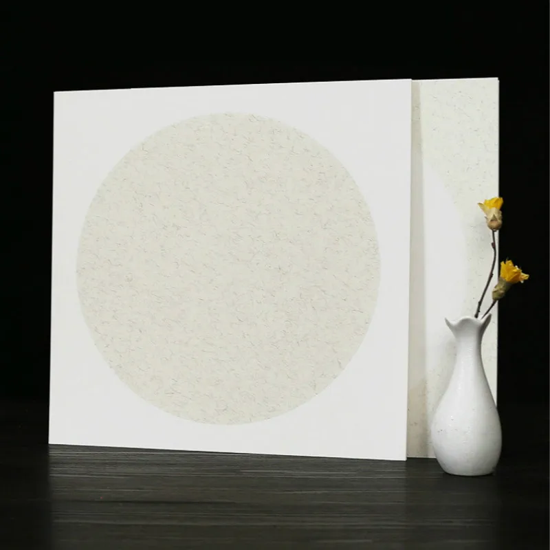 Chinese Rice Paper Card Raw Xuan Paper Thicken Soft Calligraphy Painting Mounting Paper Cards Lens Papers Carta Di Riso