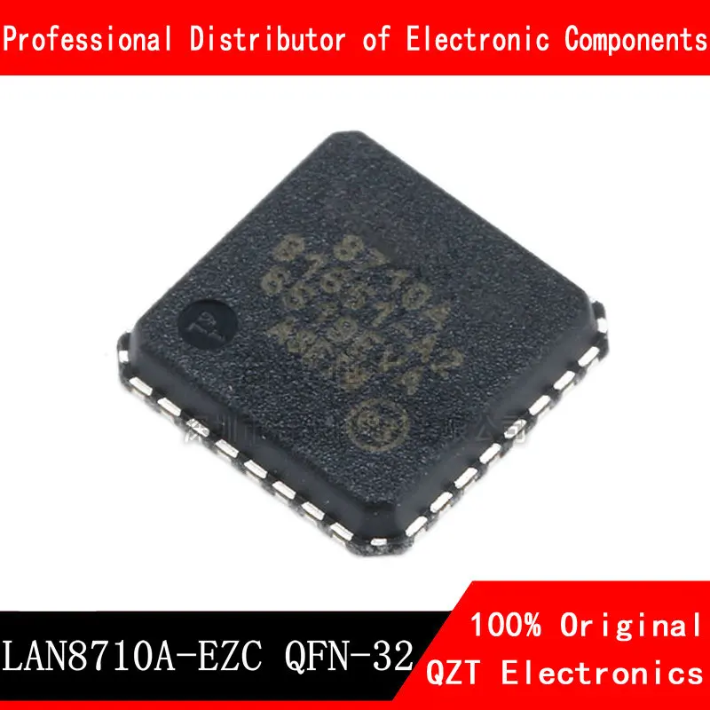 10 pçs/lote LAN8710A-EZC LAN8710 LAN8710A QFN-32 QFN novo original Em Estoque