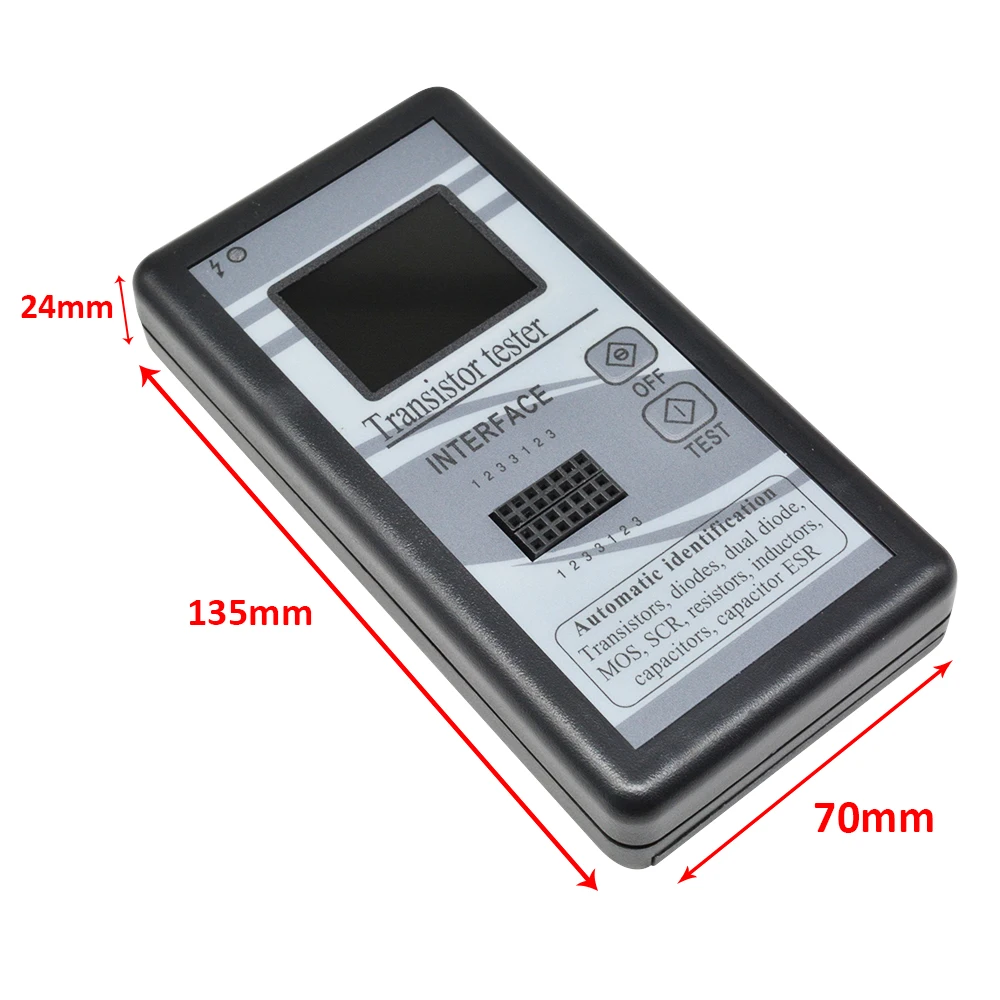 M328 New Multi-Purpose transistor tester Components Tester Diode Triode Capacitance Inductance Multimeters