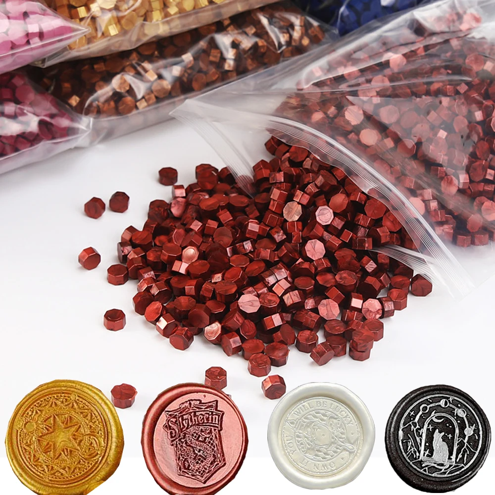 100Pcs in pack 35g Sealing Wax Beads DIY Seal Stamp Scrapbooking Invitation Wedding Envelope