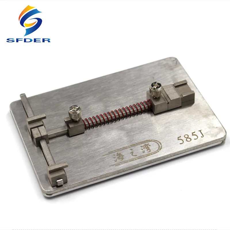 Placa lógica NAND Chip abrazaderas para placa base soporte PCB para iPhone herramienta de reparación con cubierta de huella dactilar herramienta de apertura