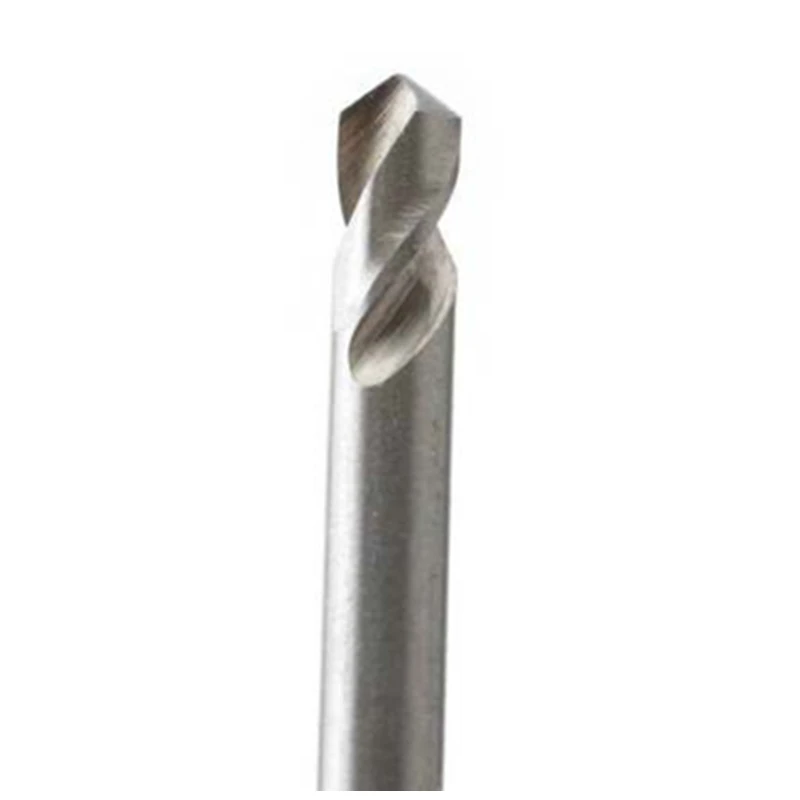 Broca helicoidal de doble cabezal para acero inoxidable, vástago recto HSS, 3/3,2/3,5/4/5/5,2mm, 10 unids/lote por paquete