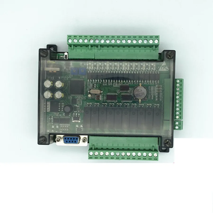 FX3U-24MR FX3U-24MT PLC industrial control board 14 input 10 output 6AD 2DA with 485 communication and RTC