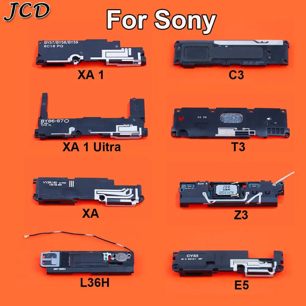 

JCD For Sony Xperia XA XA 1 XA1 Uitra L36H C3 T3 Z3 E5 Loud Speaker Buzzer Ringer Flex Loudspeaker Assembly