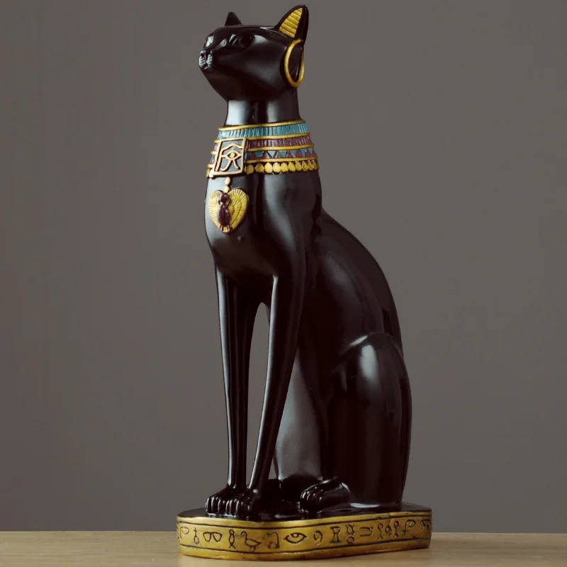 

Egypt Cat Modern Resin Decor Nordic Style Home Decoration Accessories Home Decor Animal Sulpture