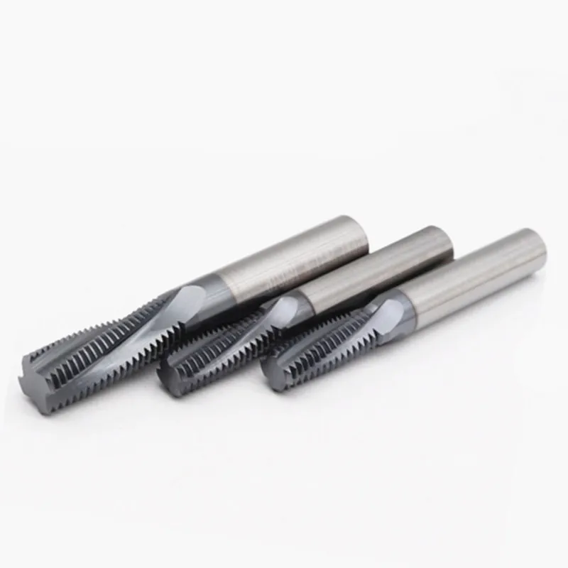 7/8-14UNF American System Carbide Thread Milling Cutter Working Length 45mm Tungsten Steel Threading End Mill For Steel Titanium