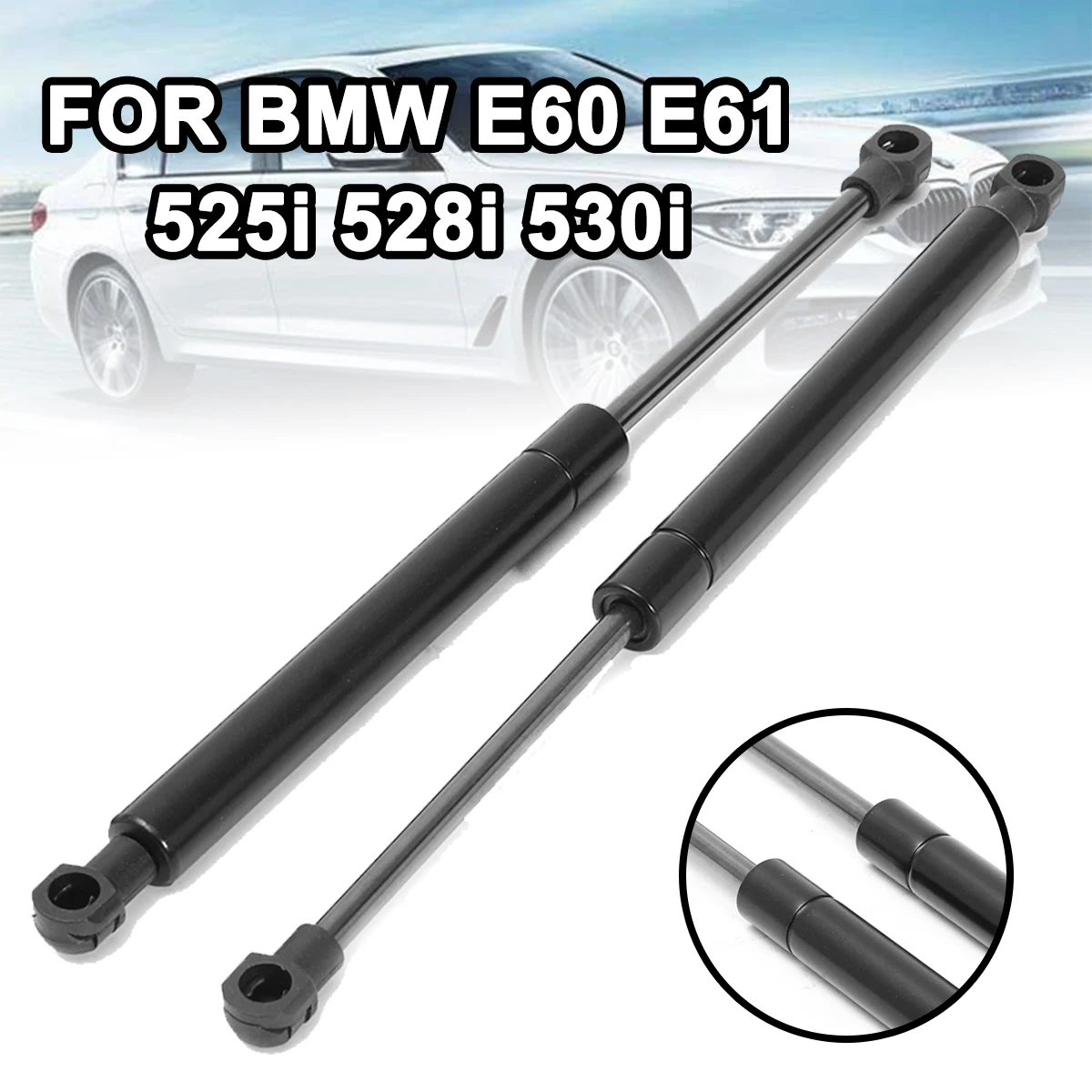 

2pcs Car Support Rod Front Hood Gas Lift Support Shock Strut Damper for BMW E60 E61 525i 528i 530i Car Accessories