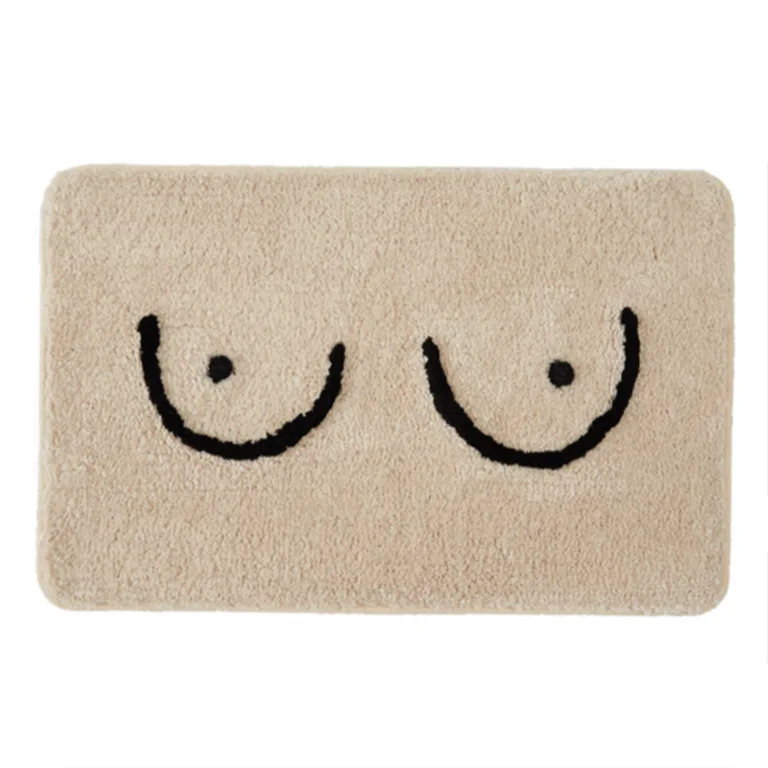 Fluffy Bathmat Funny Letters Bathroom Rug Bath Tub Side Carpet Function Entrance Mats Floor Mat Anti Slip Rugs Home Decor