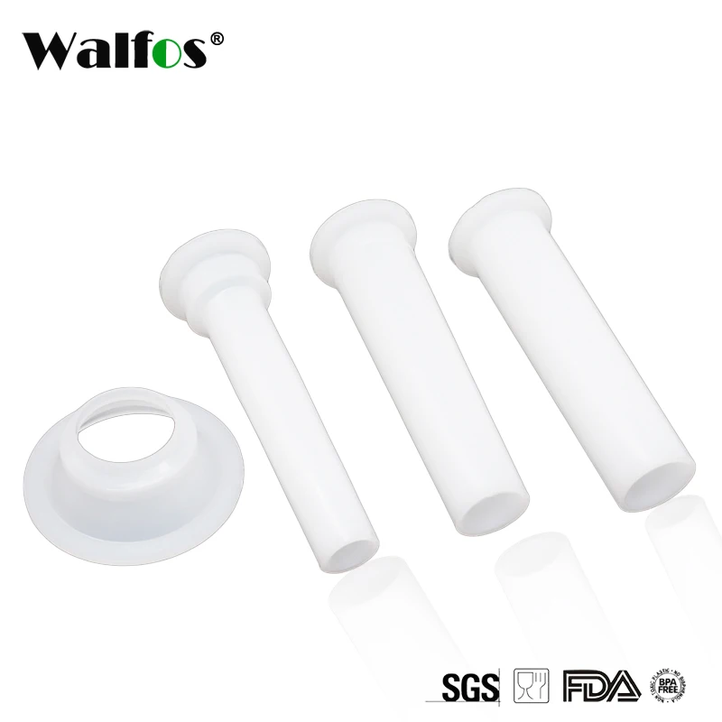 

Walfos 4pc/Set Food Grade Quality Meat Grinder Filling Meat Tube Sausage Filling Handmade Sausage Tube Meat Grinder Free Ship