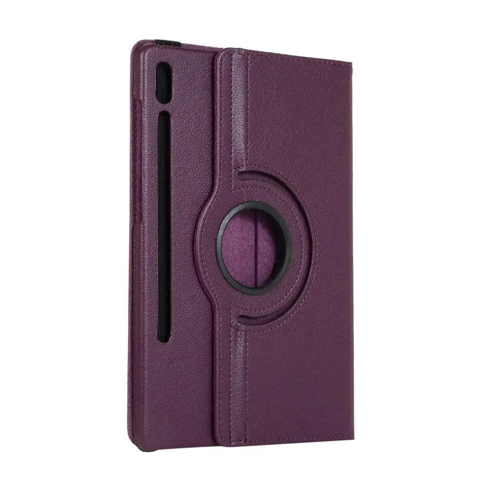 Coque intelligente pour Samsung Galaxy Tab S7 Plus, étui à support rotatif à 2020 degrés, pour Galaxy Tab S7 Plus T970 T975, 360