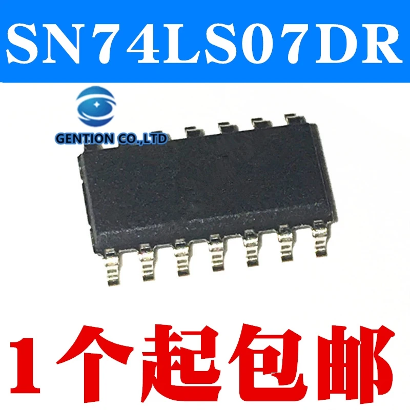 

10PCS SN74LS07DR 74LS07 LS07 3.9MM SOP14 in stock 100% new and original