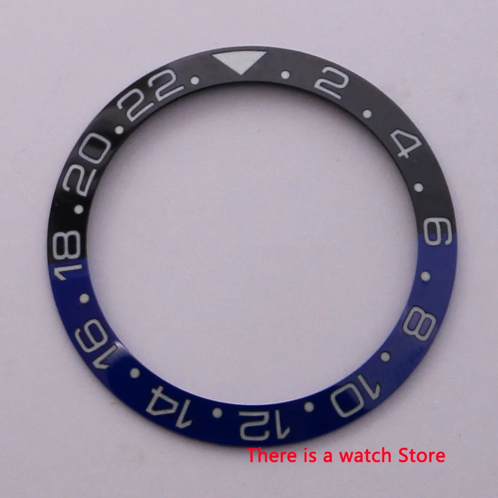 38mm  ceramic bezel Insert Super Luminous Fit for 40mm Automatic GMT Men\'s Watch