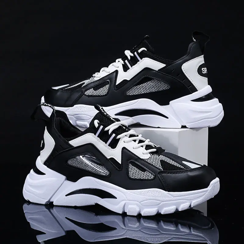 Men's Fashion Shoes, High Quality, Non Slip, Thick Bottom, Comfortable and Breathable Casual Shoes, New 2021 for Outdoor Use