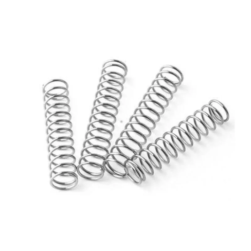 Diâmetro do fio da mola de compressão 0.8mm 0.9mm od 5-14mm L10-100mm das molas zincado da compressão de 5 pces