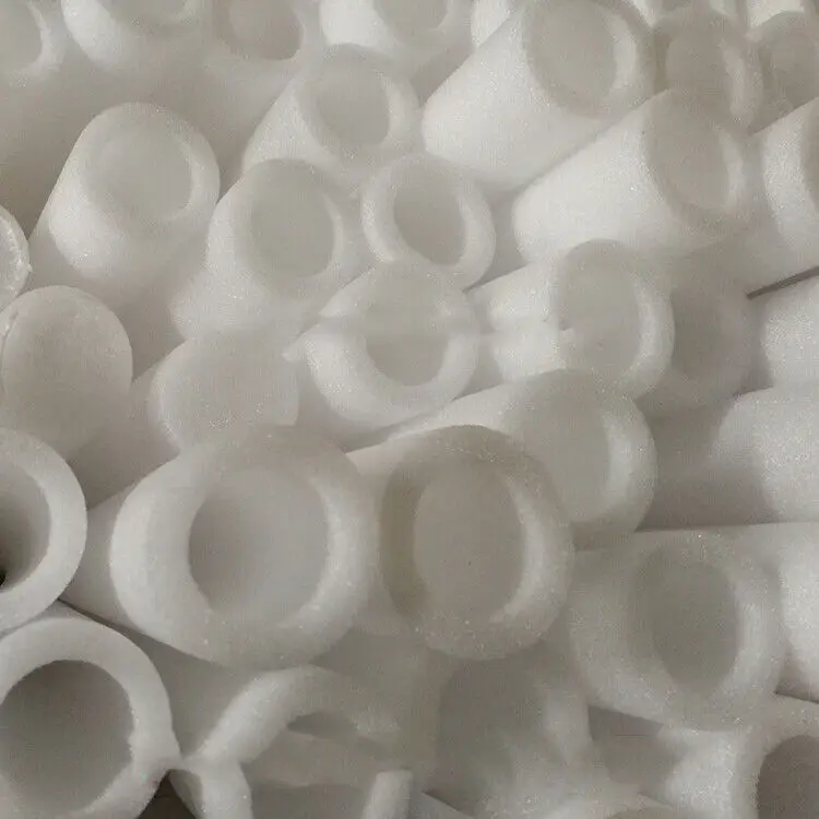 1M EPE Protective Pipe Pearl Wool Sponge Foam Rubber Tube White